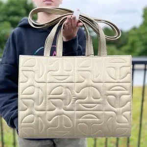 Telfar x Moose Knuckles テルファー スモール ショッパー Gold Moose Knuckles x Telfar Quilted Medium Shopper - Gold